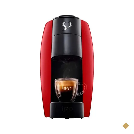 Cafeteira Espresso e Multibebidas Tres Lov, 220v, Vermelha, 3 Corações - CX 1…
