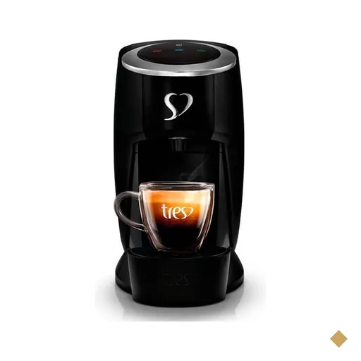 Cafeteira Espresso e Multibebidas Tres Touch, 220v, Preta, 3 Corações - CX 1…