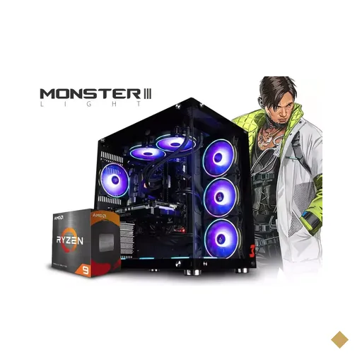 PC Gamer Monster 3X RGB - R9 Professional Edition (AMD Ryzen 9 7900X, 32GB…