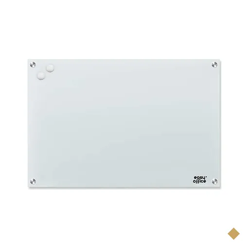 Quadro Branco Magnético Vidro, 90cm x 60cm, GL9060MAG, Easy Office - PT 1 UN