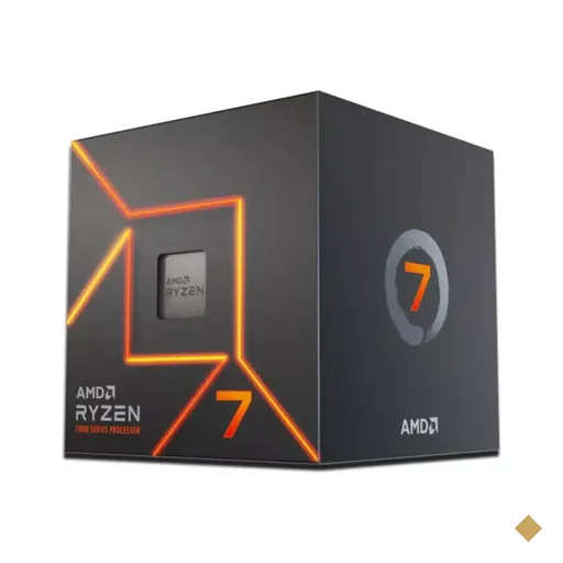 Processador AMD Ryzen 7 7700 Octa-Core 3.8GHz (5.3GHz Max Boost, AM5, 40MB…