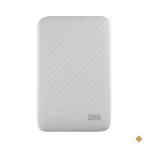 Carregador Portátil Power Bank USB, Fast Charger PD, 5000mAh, Branco, SL05…