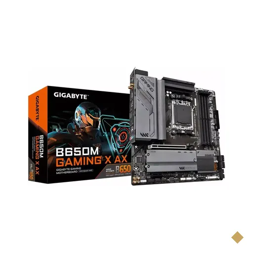 Placa Mãe Gigabyte B650M Gaming X AX (Socket AM5/AMD B650/DDR5/M.2/Wi-Fi 6…