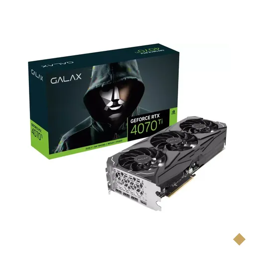 Placa de Vídeo GALAX GeForce RTX 4070Ti ST (1-Click OC) 12GB GDDR6X 192-bit…