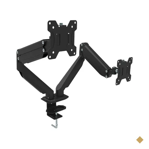 Suporte de Mesa Articulado p/ até 2 Monitores 17 A 32 Polegadas Com Ajuste de…