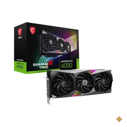 Placa de Vídeo MSI GeForce RTX 4090 Gaming X Trio 24GB GDDR6X 384-bit PCI-E…