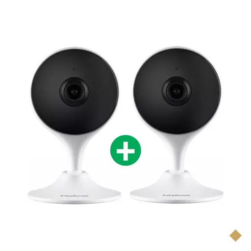 Kit Câmera de Segurança Inteligente (Interna) Intelbras iM3 C Duo Wi-Fi FULL…