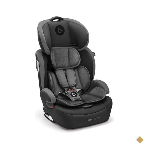 Cadeirinha Infantil para carro Safemax Fix 2.0 Isofix 9-36 Kg Cinza Litet -…