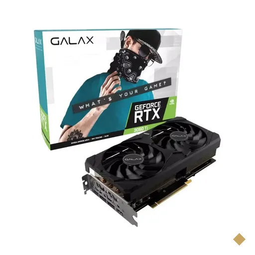 Placa de Vídeo GALAX GeForce RTX 3060Ti PLUS (1-Click OC) 8GB GDDR6X 256-bit…