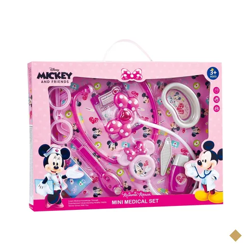 Kit Conjunto Meu Primeiro Consultório da Minnie com Acessórios de Médica…