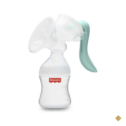 Bomba tira leite Materno Manual Branco e Verde 130ml Fisher Price - BB321OUT…