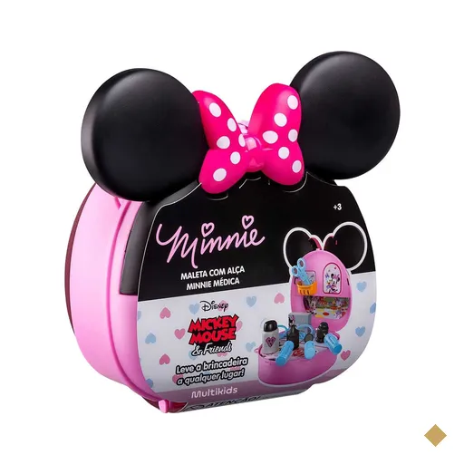 Maleta Com Alça Minnie Médica Com Acessórios Multikids - BR1558OUT…