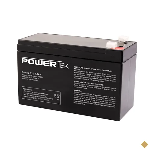 Bateria 12v 7,2ah Powertek - EN014OUT [Reembalado]