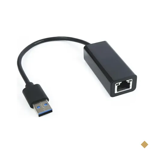 Adaptador Ethernet USB 3.0 Tipo-A para RJ-45 Gigabit - PlusCable