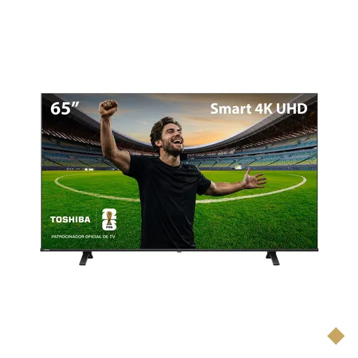 Smart TV DLED 65" 4K Toshiba 65C350NS VIDAA 4 HDMI 2 USB Wi-Fi - TB032M