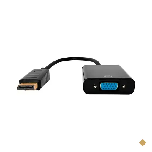 Cabo Conversor DisplayPort (M) x VGA (F) 15cm - MD9