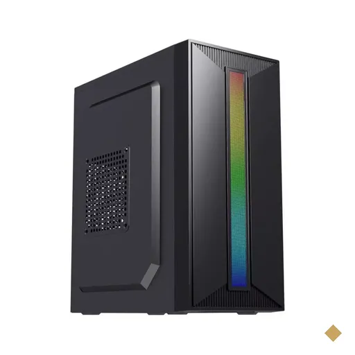 Gabinete Bluecase BG-2305 RGB Mid Tower Preto Com Fonte 230W