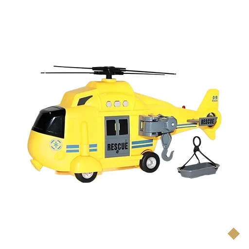 Helicóptero de Brinquedo De Resgate Com Luz e Som - Multikids - Br2232OUT…