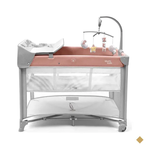 Berço Desmontável Daydream 0-15kgs Rosa Multikids Baby - BB389OUT [Reembalado]