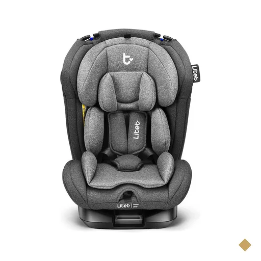Cadeira para Auto Smart 360 Isofix 0-36 Kgs Cinza Litet - BB761C