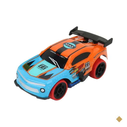 Carrinho De Corrida Turbo de Controle Remoto Laranja - BR2289