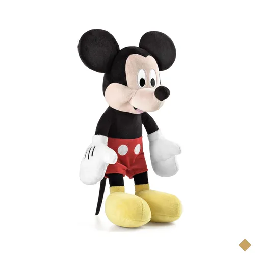 Mickey de Pelúcia Com Mecanismo Luz e Som 40cm Multikids - BR1508
