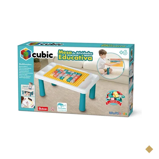 Mesa De Atividades Blocos de Montar Multikids - Br2278