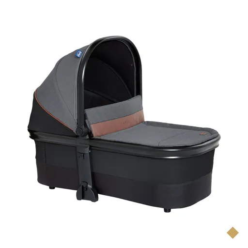 Moisés Chicco Berço Portatil Mysa até 9kg Preto - 5087027450000OUT…