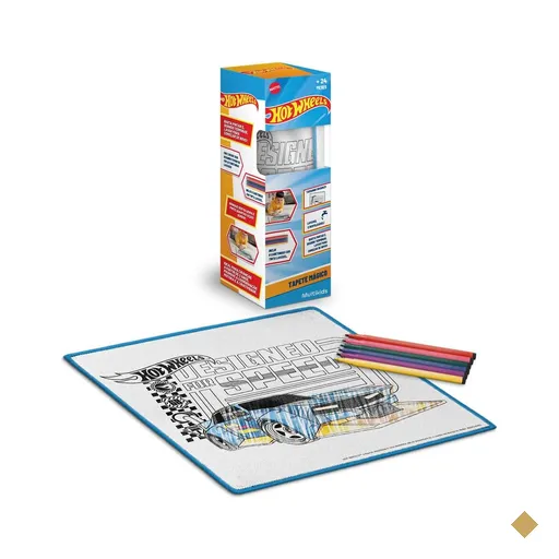 Tapete Mágico Acqua Para Colorir Hot Wheels Multikids - BR2387