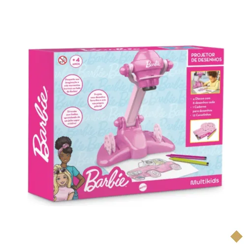 Projetor de Desenhos Barbie Multikids - BR2399