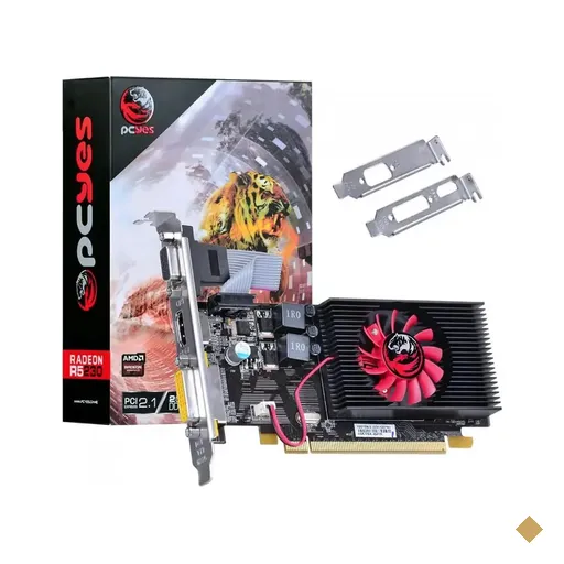 Placa de Vídeo PCYes AMD Radeon R5 230 2GB DDR3 Low Profile 64-bit PCI Express…