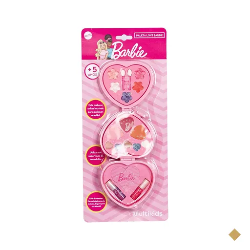 Paleta Love Barbie Multikids - BR2426