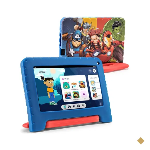 Tablet Infantil Avengers 4GB RAM + 64GB Tela 7 pol Android 13 Multi - NB417C