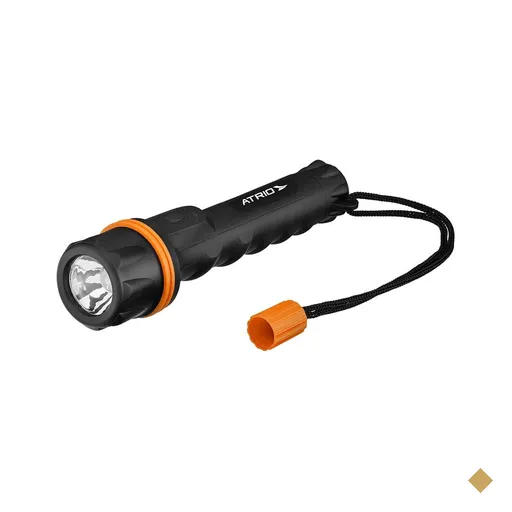 Lanterna de Mão 0.5W 20L 2XAA Atrio - ES440OUT [Remanufaturado]