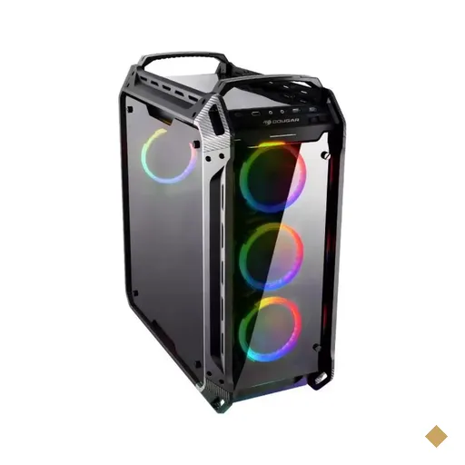 Gabinete Cougar Panzer EVO RGB, Frontal e Lateral em Vidro Temperado, Full…