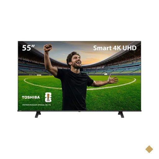 Smart TV DLED 55" 4k Toshiba 55C350NS VIDAA 3 HDMI 2 USB Wi-Fi - TB030MOUT…