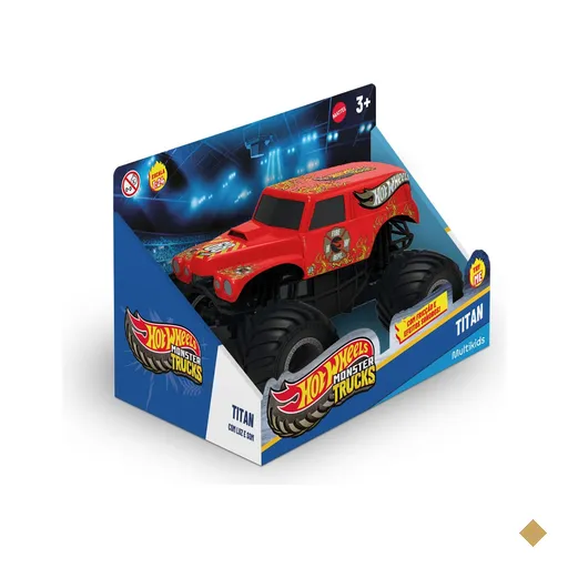 Caminhão Monstro Hot Wheels Com Luz e Som - BR2530