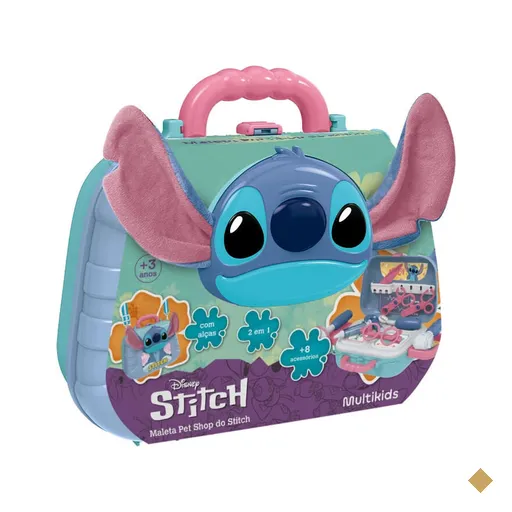 Maleta Pet Shop Do Stitch Multikids - BR2496