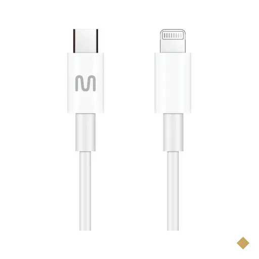 Cabo USB-C Lightning 1.2M Branco Multi - WI451