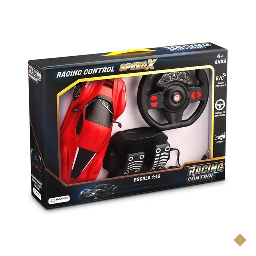 Carrinho Racing Control Speed X Vermelho Multikids - BR1142OUT [Remanufaturado]