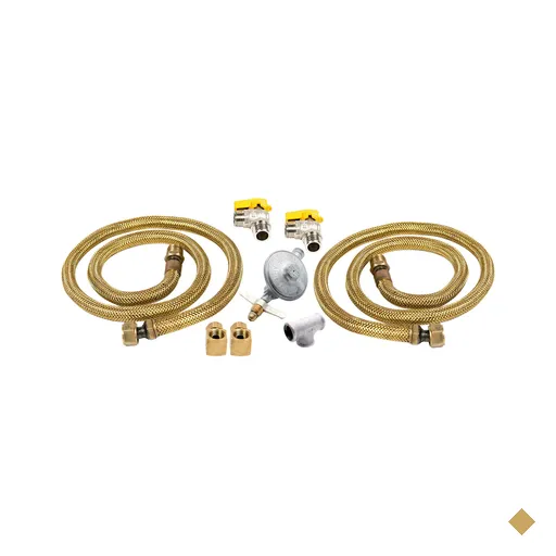 Kit Gás de Botijão para Instalação Dupla de Cooktop e Forno - CJ