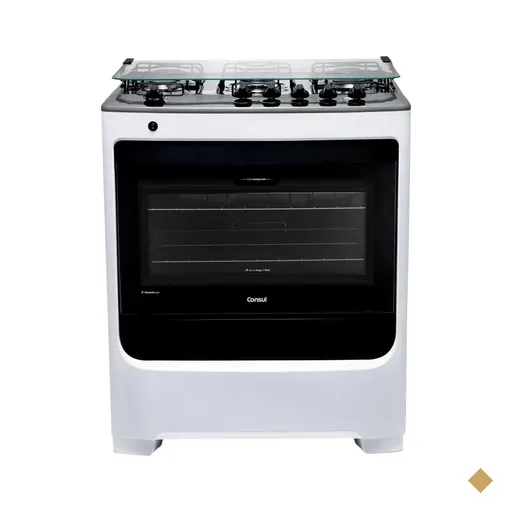 Fogão de Piso Consul 5 Bocas Branco com Acendimento Automático e Botões…