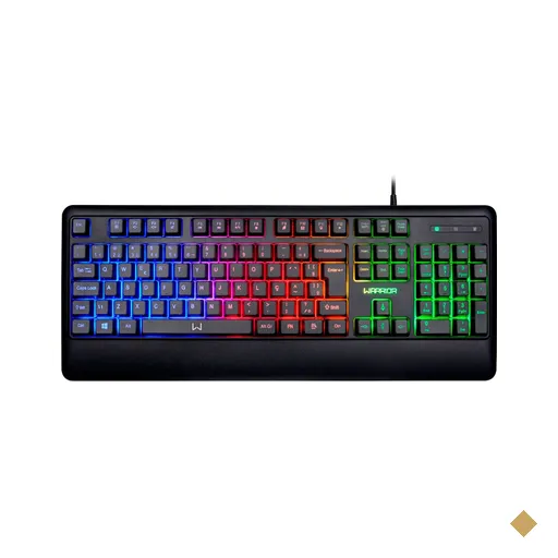 Teclado Legacy Membrana Com Fio Preto Warrior - TC315