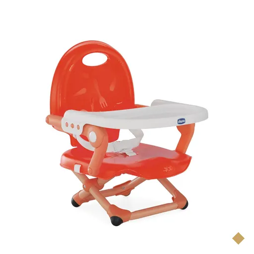 Cadeira Alimentação Chicco Portátil Pocket Snack Vermelha - 4079340850000OUT…