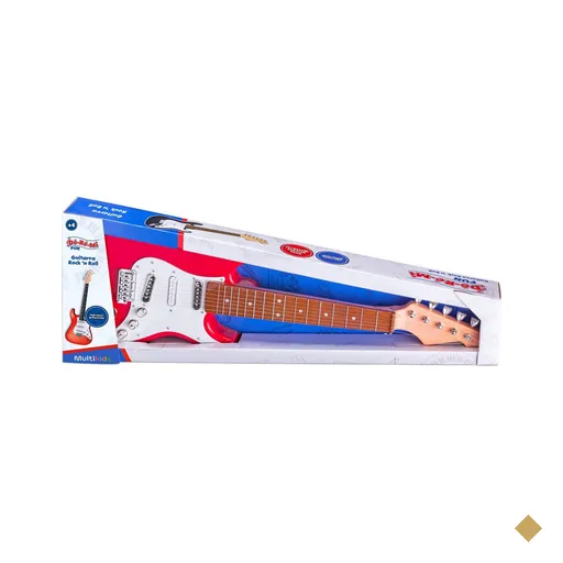 Guitarra Rock N Roll Vermelha Dó Ré Mi Fun Multikids - BR1531OUT [Reembalado]