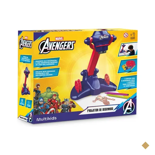 Projetor de Desenhos Avengers Multikids - BR2400OUT [Reembalado]