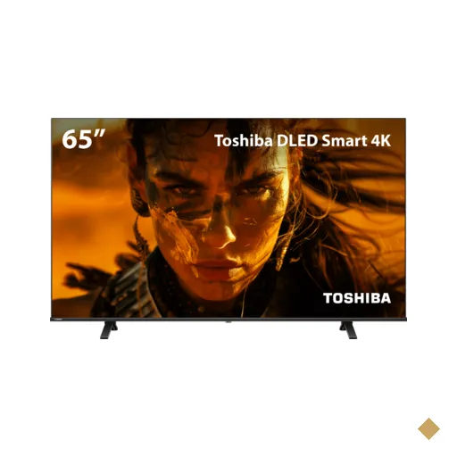 Smart TV DLED 65" 4K Toshiba VIDAA 4 HDMI 2 USB Wi-Fi