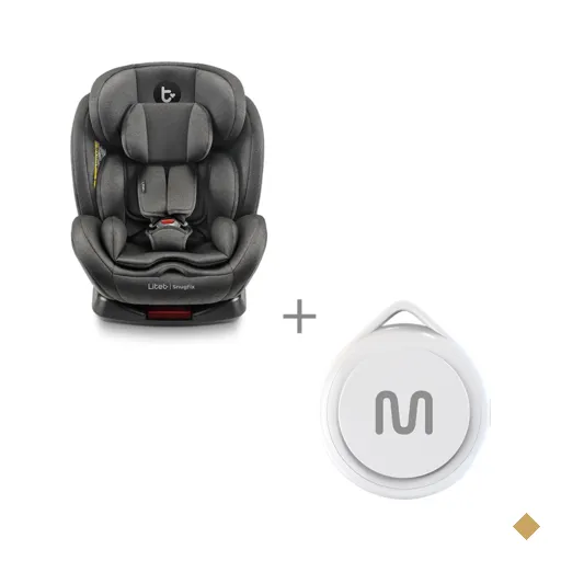 Kit Cadeirinha infantil para carro Litet Snugfix 0-36 Kgs + Rastreador MTag…