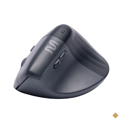 Mouse Sem Fio Vertical Ergonômico MS17 Preto Multi - MO417