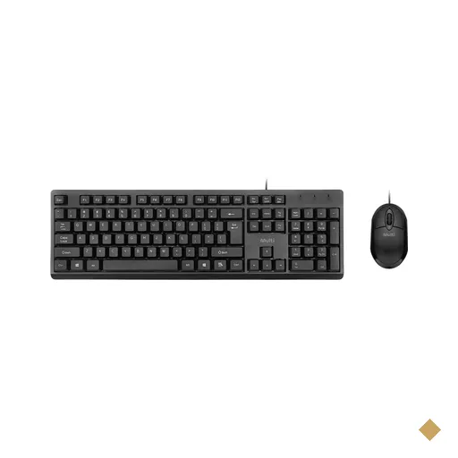 Combo Teclado e Mouse com Fio CF600 Preto Multi - TC609